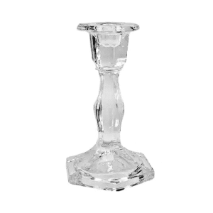 Glass Candlestick Holder