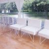 White Contemporary Lounge Chairs