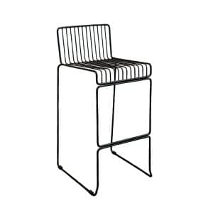 Black Wire Bar Stool