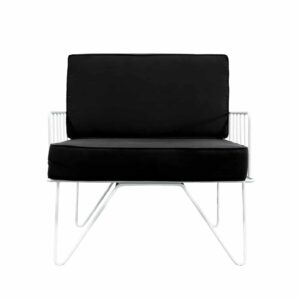 Black Contemporary Lounge Chair