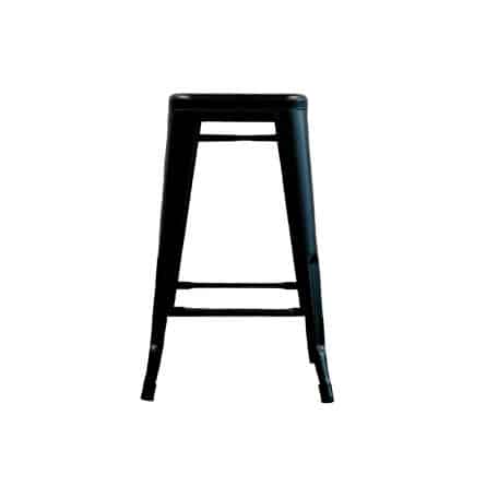 Black Industrial Bar Stool