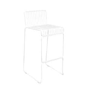 White Wire Bar Stool