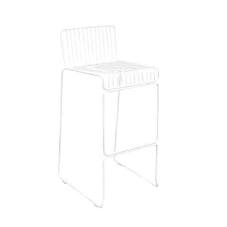 White Wire Bar Stool