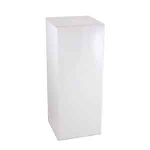 White Acrylic plinth