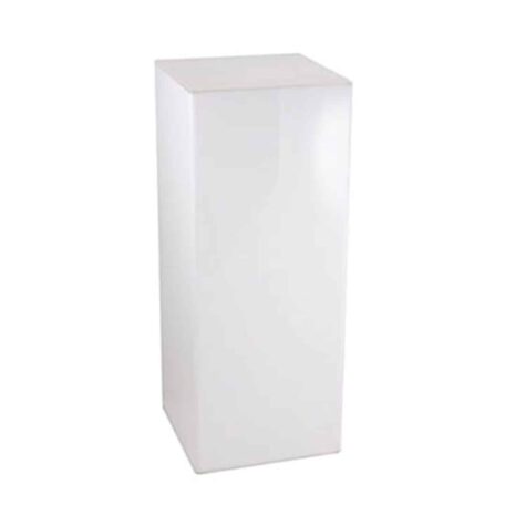 White Acrylic plinth