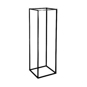 Black Floor Standing Pedestal Frame Medium