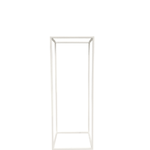 White Floor Standing Pedestal Frame | Small