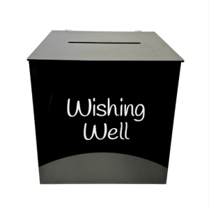 Black Acrylic Wishing Well Large