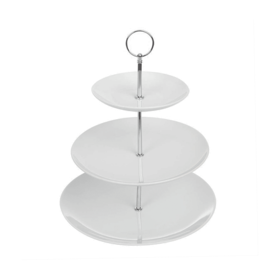 Tier plate white encore events