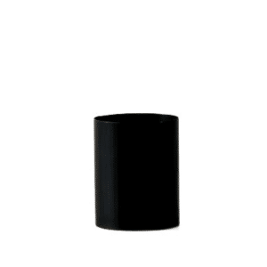 Black Cylinder Vase