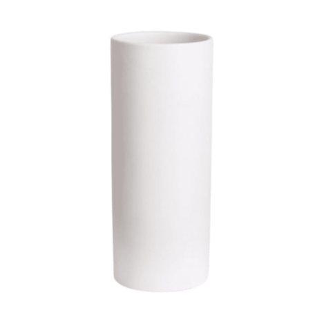 White Cylinder Vase