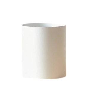 White Cylinder Vase